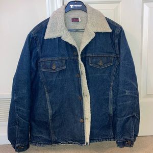 BIG MAC| 1980’s Vintage Sherpa Lined Denim Trucker Jacket